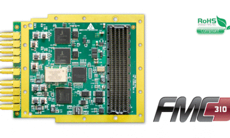FMC-310. FMC Module with 4x 310 MSPS 16-bit A/D with PLL and Timing Controls.