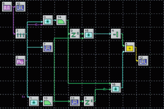 simulation diagram of systemview