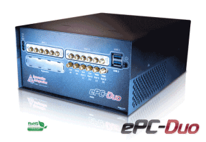 ePC-Duo embedded pc with dual XMC sites, 10G ethernet, SATA etc