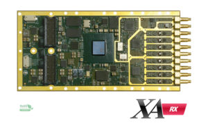Eight 125MSPS 16 bit Adcs, Xilinx Artix-7 FPGA, DDR3 memory and 4 lanes Gen2 PCIe for Beamforming