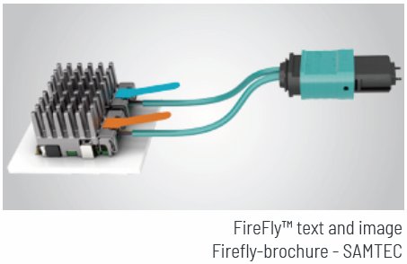 SAMTEC Firefly Micro Flyover system for optical communications