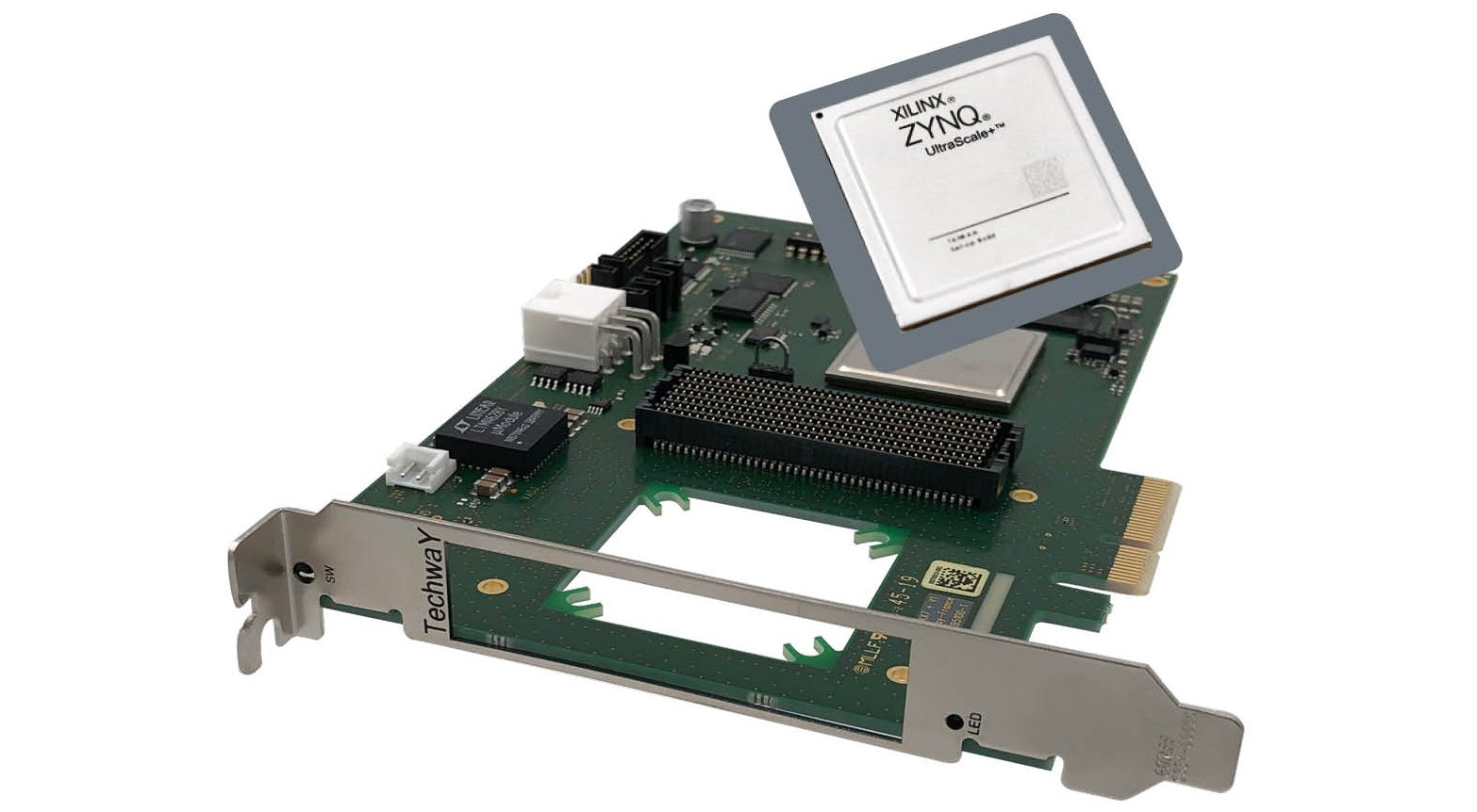 Zynq UltraScale+ SoC PCIe platform with FMC+ site