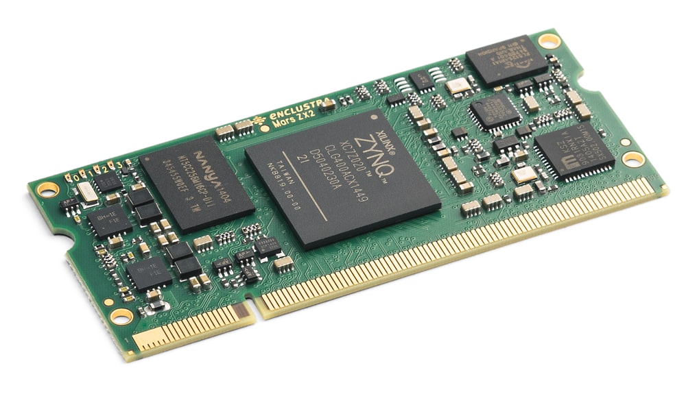 SOC module SD-DIMM with Zynq-7010/7020, DDR3L, GbE - Entegra