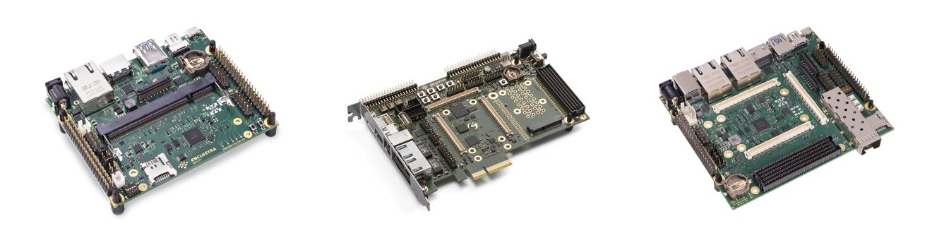 Assortment of FPGA, SoC, MPSoC boards for embedded applications